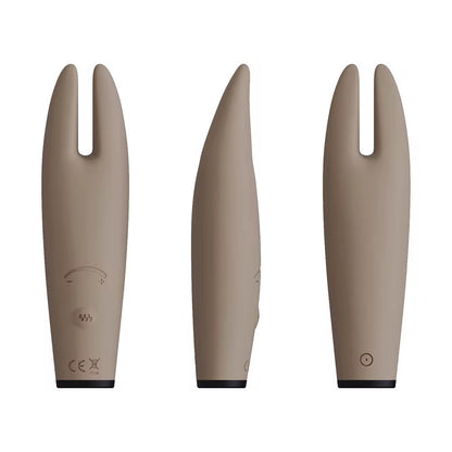 Sweet Release® Lapinou – Luxury Platinum Velvet Silicone, Clitoral Stimulating Sex Toys | 10 Powerful Vibrating Modes | Mocha Velvet Finish | Latex & Phthalate-Free | USB Rechargeable