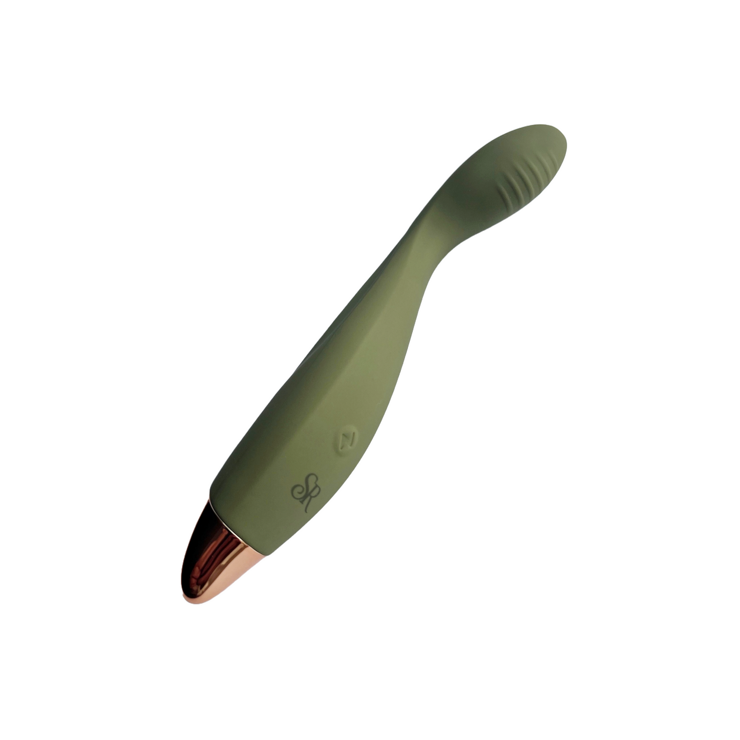 Sweet Release® Alira Pleasure Wand – Luxury G-Spot Vibrator Sex Toys for Women | Flexible, Travel-Friendly, Waterproof, Rechargeable, Premium Olive Green Silicone Wand Massager